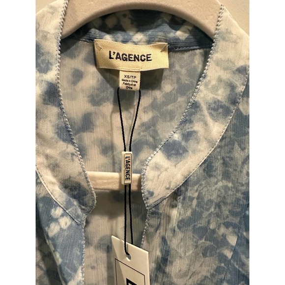 L'AGENCE nadine ruffle blouse - Picture 5 of 10